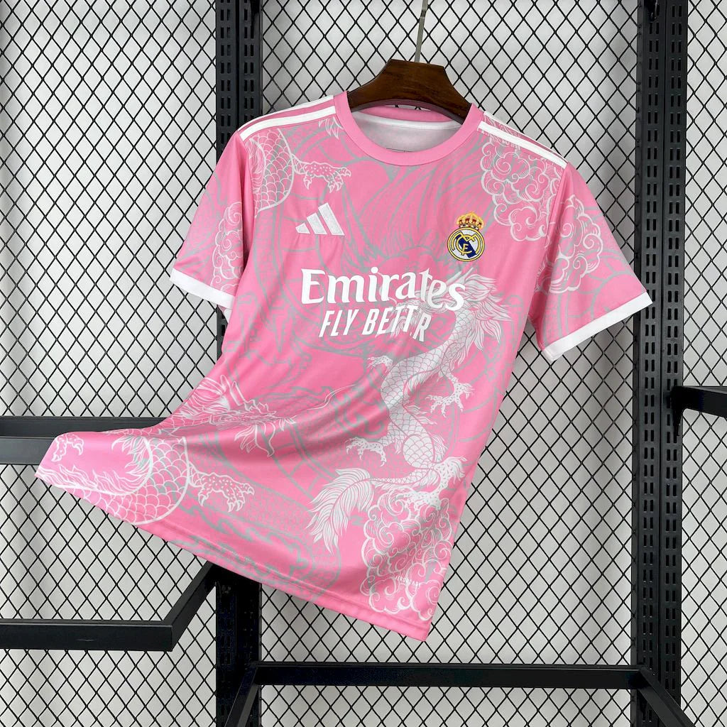 Real Madrid Pink Dragon Jersey