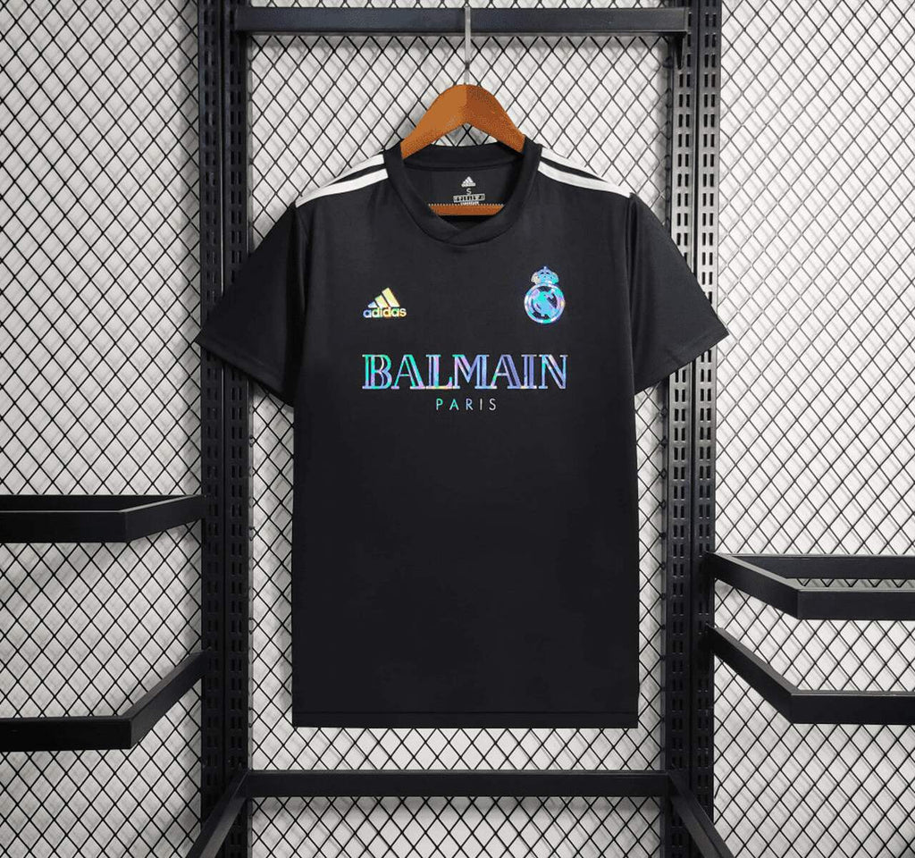 Real Madrid Black Balmain Jersey