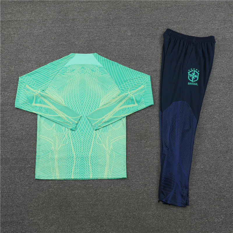 Brazil Green/Dark Blue Tracksuit