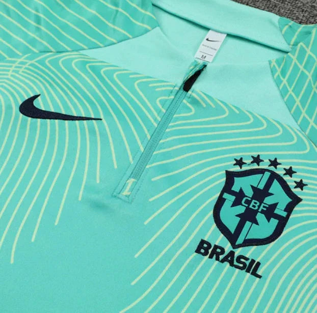 Brazil Green/Dark Blue Tracksuit