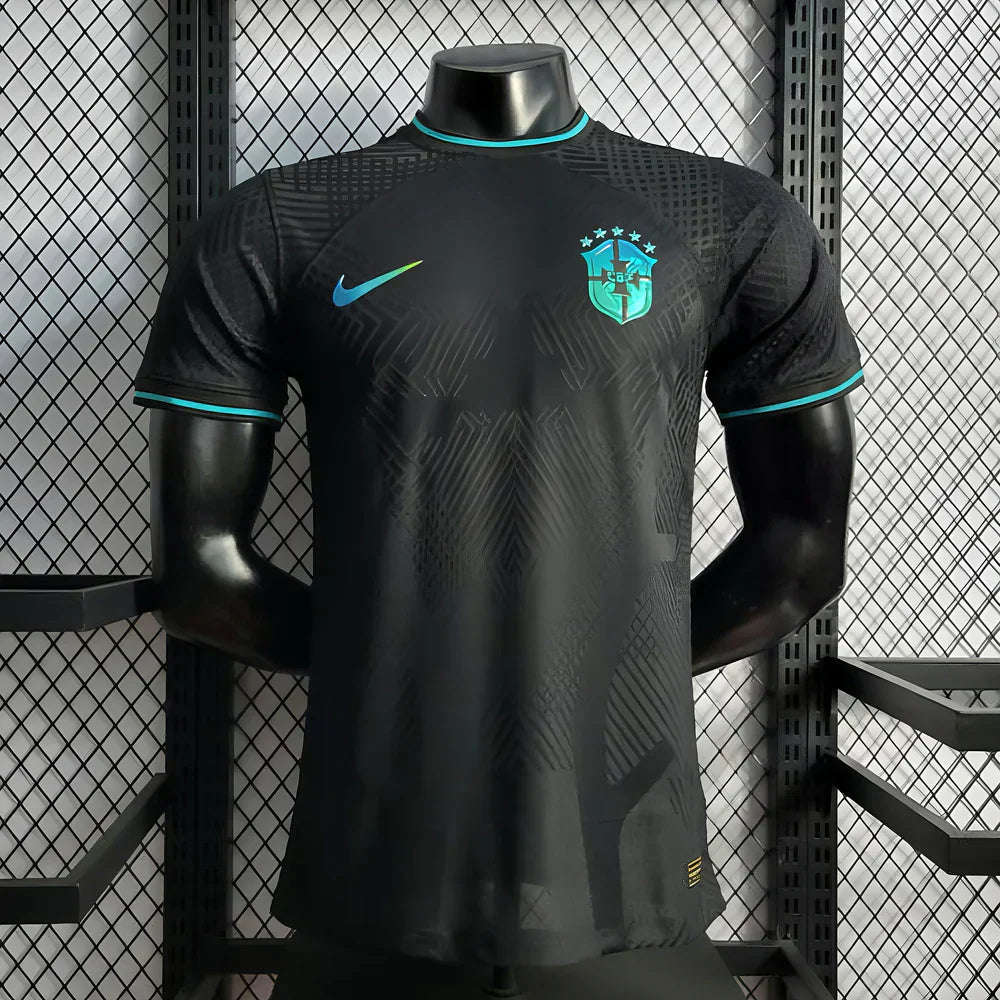 Brazil Black Emerald Player Jersey
