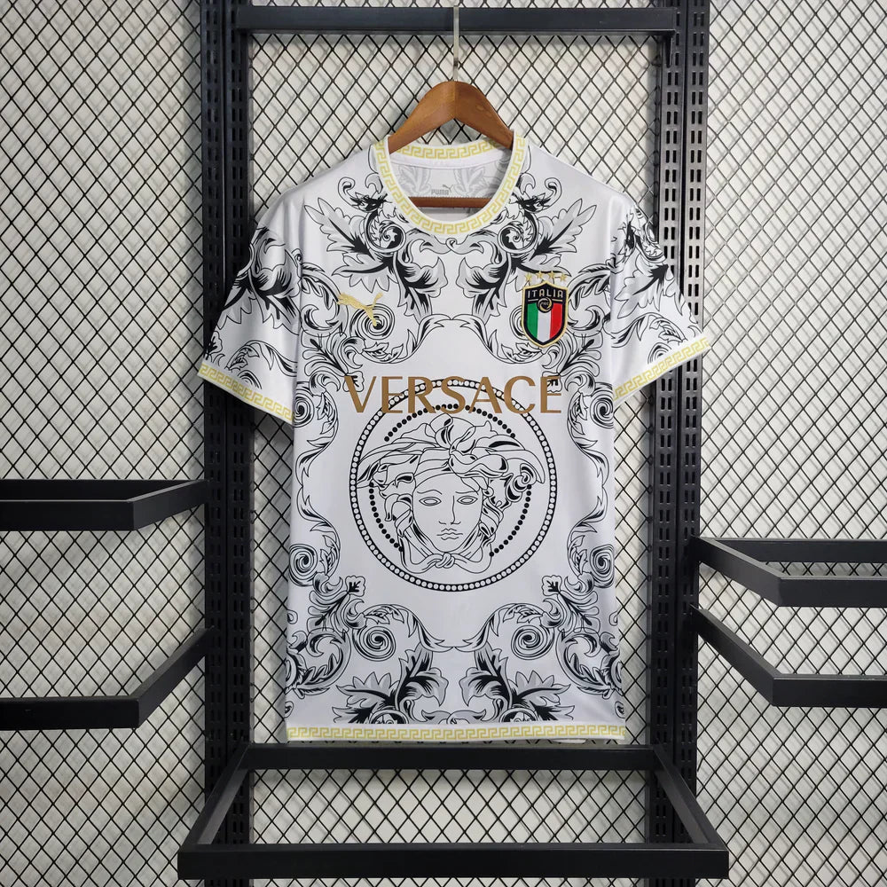 Italy White Versace Jersey