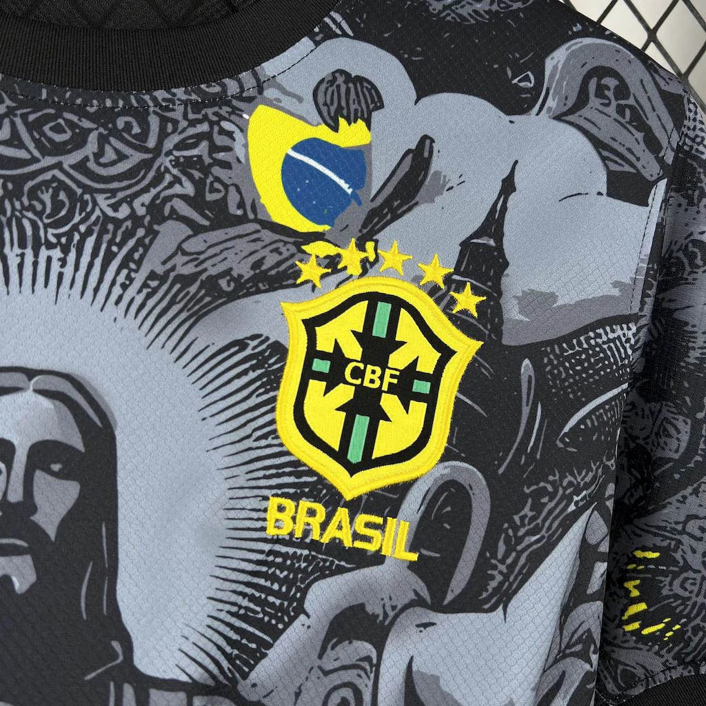 Brazil Black Savior Jersey
