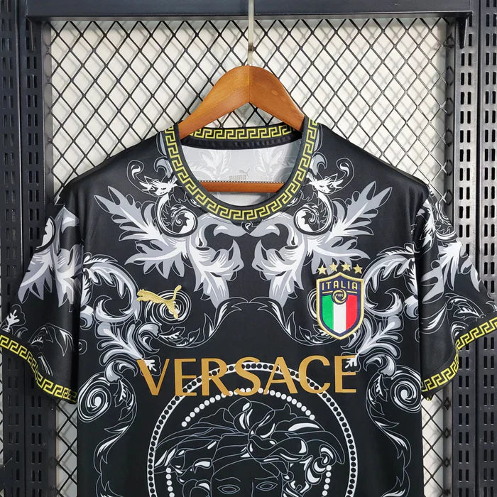 Italy Black Versace Jersey
