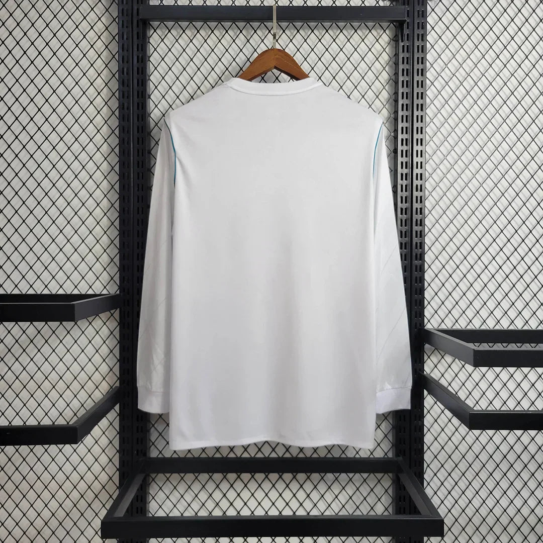 Real Madrid 2017/2018 Home Long Sleeve Jersey