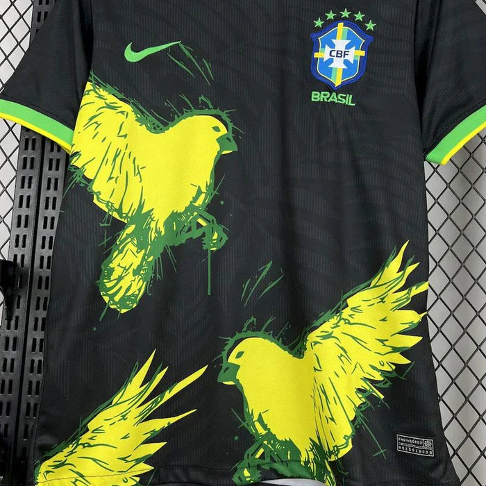 Brazil Black Parrot Jersey